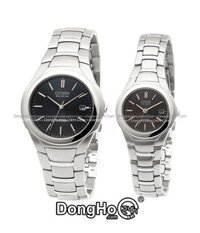 Citizen Cặp (BM1011-50E - EW0501-51E) Kính Sapphire - Eco-Drive (Năng Lượng Ánh Sáng) Chính Hãng