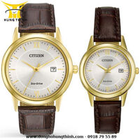 CITIZEN CẶP ĐÔI AW1232-12A VÀ FE1082-13A