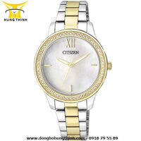 CITIZEN DÂY KIM LOẠI NỮ 3 KIM EL3084-50D