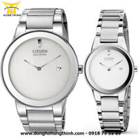 CITIZEN ECO-DRIVE CẶP ĐÔI AU1060-51A VÀ GA1050-51A