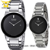 CITIZEN ECO-DRIVE CẶP ĐÔI AU1060-51E VÀ GA1050-51E