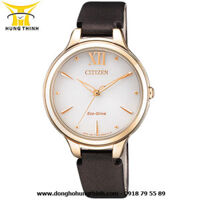 CITIZEN NỮ ECO-DRIVE 3 KIM EM0553-18A