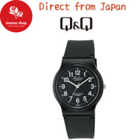 【Citizen Q&Q】 Watch Analog Waterproof Urethane Strap VP46-854 Men's Black Direct from Japan