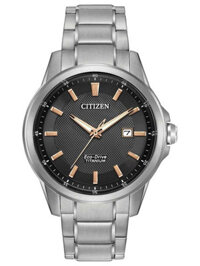 Citizen Sapphire Titanium eco-drive AW1490-50E - Smile Watch