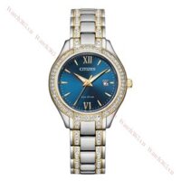 CITIZEN SILHOUETTE FE1234-50L – NỮ – KÍNH KHOÁNG – DÂY KIM LOẠI – ECO DRIVE – SIZE 30MM – MÁY NHẬT