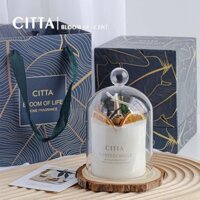 CITTA Set Quà Tặng Kèm Túi Nến Thơm Handmade ART OF THE FOREST Hoa  Khô Trang Trí Tự Nhiên