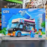 [City] Đồ chơi lắp ráp Xe Kem Tuyết của Penguin 8014 | 60384 Penguin Slushy Van | 213 chi tiết