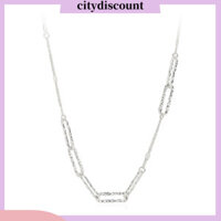 Citydiscount  Vòng cổ chống phai màu Vòng cổ thoải mái khi đeo Vòng cổ dây chuyền kẹp giấy thời trang dành cho nữ Trang sức Choker hợp thời trang để mặc và các bữa tiệc Quà tặng hoàn hảo cho bé gái Fas