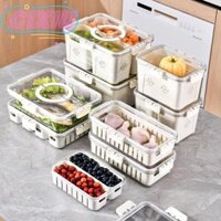 Cixiu Tủ Lạnh, Tay Cầm Hộp Bảo Quản Tủ Lạnh Nhựa, Đa Năng Có Thể Xếp Chồng Có Nắp Hộp Đựng Tủ Lạnh Nhà