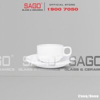 CK C009/S009 - Bộ Tách Sứ CK Cappuccino 100ml