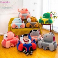[Cke] 1 Ghế Hỗ Trợ Cho Bé Ngồi Lên Ghế Mềm Đệm Sofa Sang Trọng Gối Đồ Chơi Động Vật Sofa Ghế Miếng Lót MÌN