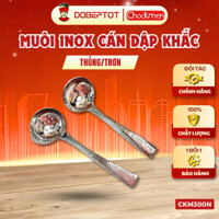 [CKM300N] Set 2 muôi inox cán dập khắc