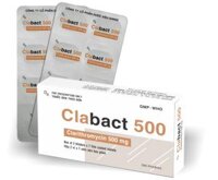 Clabact Clarithromycin 500mg DHG Hậu Giang (H/20v)