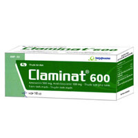 Claminat 600mg điều trị nhiễm khuẩn, viêm phổi mắc phải tại cộng đồng