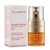 Clarins Double Serum Eye Serum 20ml Làm sáng nếp nhăn Đường viền mắt quầng thâm Kem chống nhăn mắt
