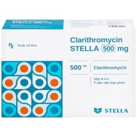 Clarithromycin Stella 500mg trị nhiễm khuẩn