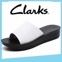 Clarks giày nữ  Clarins Dép Nữ Đế Bằng Thời Trang Hàn Quốc