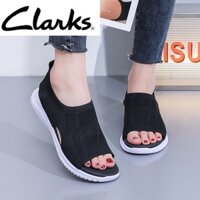 Clarks giày nữ Clarins Dép Nữ Đế Bằng Thời Trang Hàn Quốc