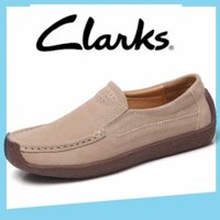 Clarks giày nữ Clarins Giày Lười Đế Bằng Phong Cách Hàn Quốc Cho Nữ size Lớn eu 40 41