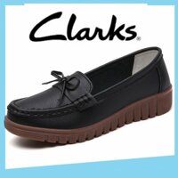 Clarks giày nữ Clarins Giày Lười Đế Bằng Phong Cách Hàn Quốc Có size Lớn 40 Cho Nữ