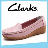 Clarks giày nữ  Clarins Giày Lười Đế Bằng Phong Cách Hàn Quốc Cho Nữ size Lớn eu 40 41 42 43 44