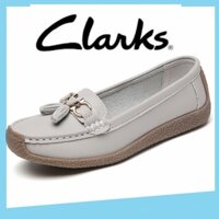 Clarks giày nữ Clarins Giày Lười Đế Bằng Phong Cách Hàn Quốc Có size Lớn 40 Cho Nữ