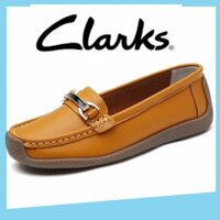 Clarks giày nữ Clarins Giày Lười Đế Bằng Phong Cách Hàn Quốc Cho Nữ size Lớn eu 40 41 42 43 44