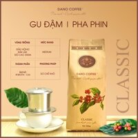 (CLASSIC) Cà phê nguyên chất rang mộc Dano Coffee Robusta Pha phin