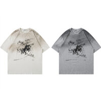 Classic THỜI TRANG AICE NUTSHELL Nam Nữ Cotton Áo Thun Thường Ngày Màu Hồng Hình Ảnh Tay Ngắn Phù Hợp Với Áo Unisex