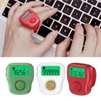 Cle 6 Đèn LED kỹ thuật số Điện tử Bấm ngón tay Tasbih Vòng cầm tay Click Lap Counter Event Clicker Tally Finger Counter