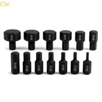Cle Hexagon Drive Bits 1 Bộ ổ cắm 2 Inch 14 Allen Key Bit trong vỏ 3mm-24mm