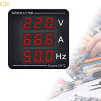 Cle Máy đo kỹ thuật số có độ chính xác cao Vôn kế Ampe kế Kiểm tra tần số AC50-500V AC1-120A