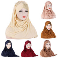 Clea- Nữ Lụa Mềm Với Kim Sa Lấp Lánh Hijab Headwrap Khăn Trùm Đầu Turban Mũ Mũ Mũ Mũ Mũ Mũ