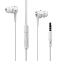 Clear Bass Stereo In-Ear Earphones 3.5mm Wired Headphones Music Headset Sports Earbuds With Mic - D