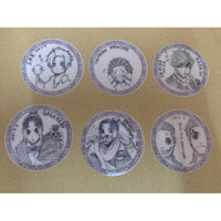 Clear coaster Blue Lock