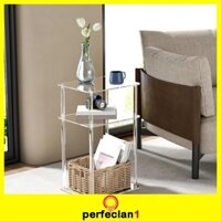 Clear NightStand Modern Accent Side Table Kệ lưu trữ Bàn bên Acrylic