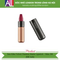 [Clearance- Dọn kho] Son Kiko Velvet Passion Matte Lipstick - Màu 318 (Bill Anh)