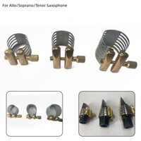 Clearance Mouthpiece Clip Metal Clip Saxophone Ligature Silver 1pcs Accessories Brand New