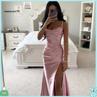 Clearance479 Đầm dự tiệc Cocktail Đầm Maxi dự tiệc Váy dạ hội thanh lịch có khe hở và thiết kế hở lưng cho tiệc cưới Cocktail Đông Nam Á Lựa chọn yêu thích của người mua