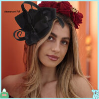 Clearance479 Mũ có Kẹp Tóc Băng Đô Quấn Đầu Mũ Hấp Dẫn Lông Vũ Vintage Fascinator Băng Đô Cho Tiệc Trà Đám Cưới Halloween Bé Gái Mũ Hiệu Suất