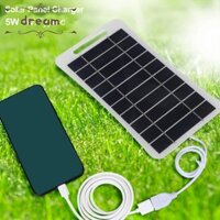 【Clearance】Mobile Phone Power Bank Polysilicon Material 5W Solar Panel Outdoor Use
