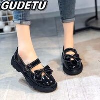 Clemine Giày da nhỏ nữ Thời trang mới xuân thu phong cách Anh Quốc Giày da nhỏ Nhật Bản Đế bệt thoải mái