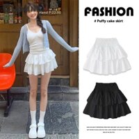 Clemine Nữ Cao Cấp Váy Nữ Phong Cách Ba Lê Mới Hai Lớp Bánh Đầm Cao Cấp Chữ A Bong Bóng Váy