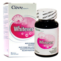 Clevie Heatlth Whitever, hỗ trợ giảm sạm da và hỗ trợ da mịn màng