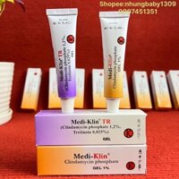 Clindamycin phosphate 1.2%, tretinoin 0.025% xoá mụn đầu đen