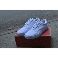 [CLIP-ẢNH THẬT] GIÀY VANZ OLD SKOOL TRẮNG-DRAGONNSTORE THỦ ĐỨC