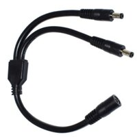 Clip DC5 5mmx2 1mm Nữ đến 2xNam Bộ chia nguồn Dây nối dài Dây cáp