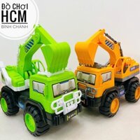 [CLIP THẬT - SIÊU TO] Đồ chơi Xe xúc cát Xe công trình Xe cần cẩu máy xúc lớn cho bé yêu mô hình xe Excavator 3696-1A