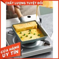 [Clip Tự Quay] Chảo chống dính đáy từ chiên trứng cuộn hình vuông - Dùng Được Cho Cả Bếp Từ (Hàng Mới 2022) - Hàng mới v