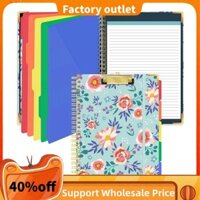 Clipboard Giấy Điều Dưỡng Với Notepad Lót Có Thể Đổ Lại Kích Thước (11.5X8.5Inch), 5 Bộ Chia Lưu Trữ Thêm Màu Với 10 Túi B